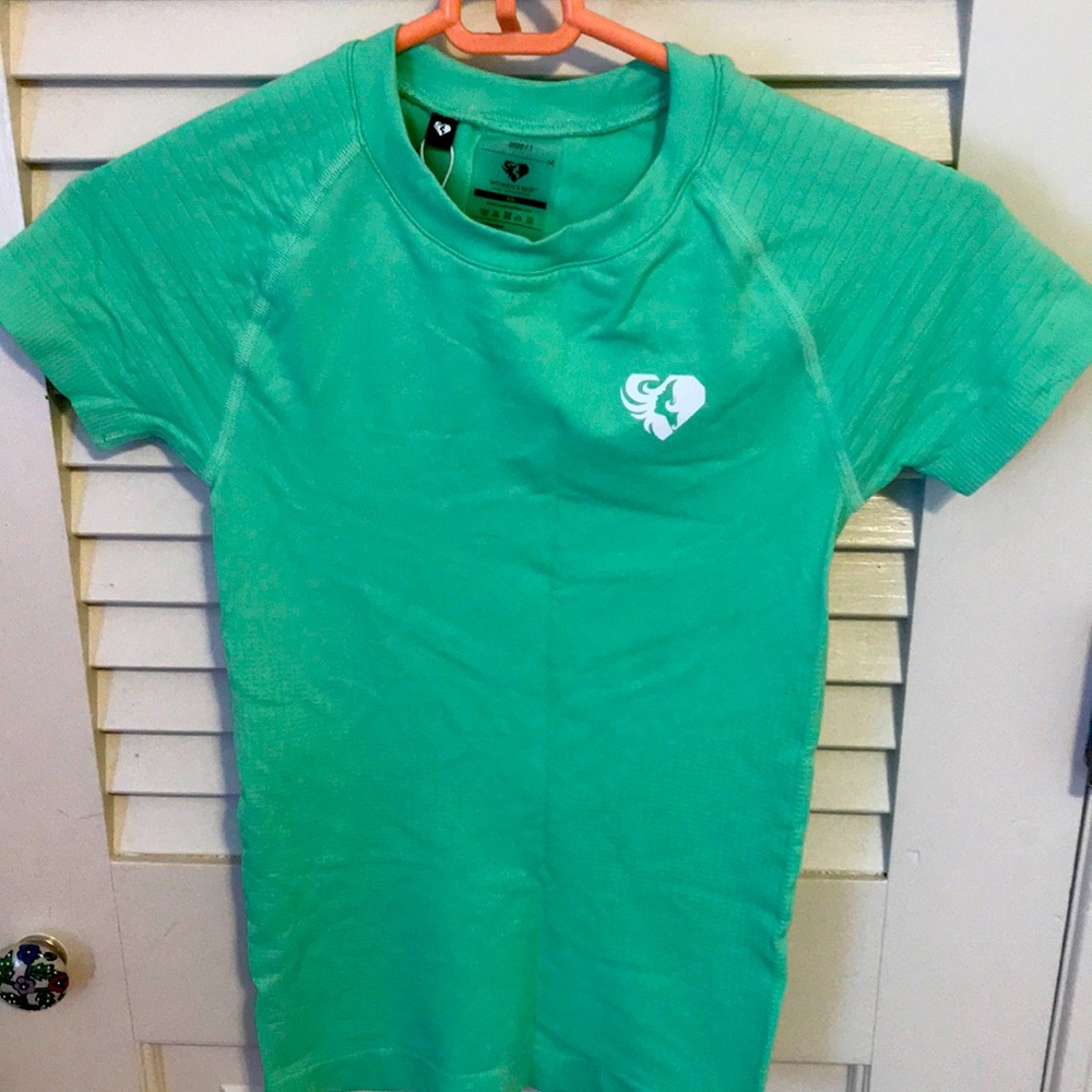Women’s Best Power Seamless T Green Ash